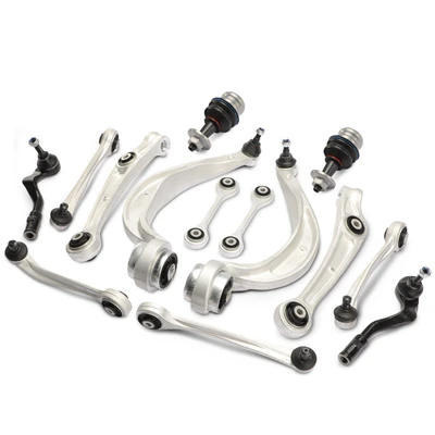 14 Pcs Front Control Arm Tie Rod End Sway Bar Link