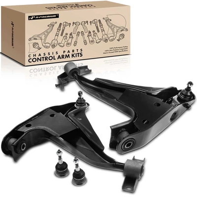 4 Pcs Front Control Arm & Ball Joint Assembly