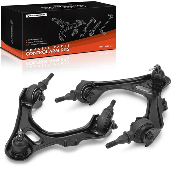 2-Pc Control Arm and Ball Joint, Front Driver & Passenger Upper with Ball Joint A-Premium APCA9169