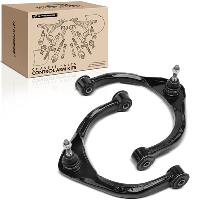 2 Pcs Front Upper Control Arm & Ball Joint