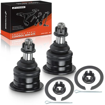 2 Pcs Front Upper Ball Joints