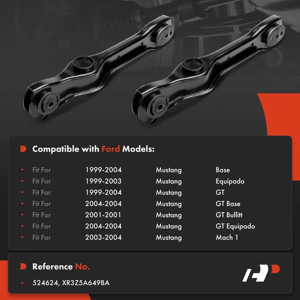 2-Pc Suspension Control Arm, Rear Lower A-Premium APCA9173