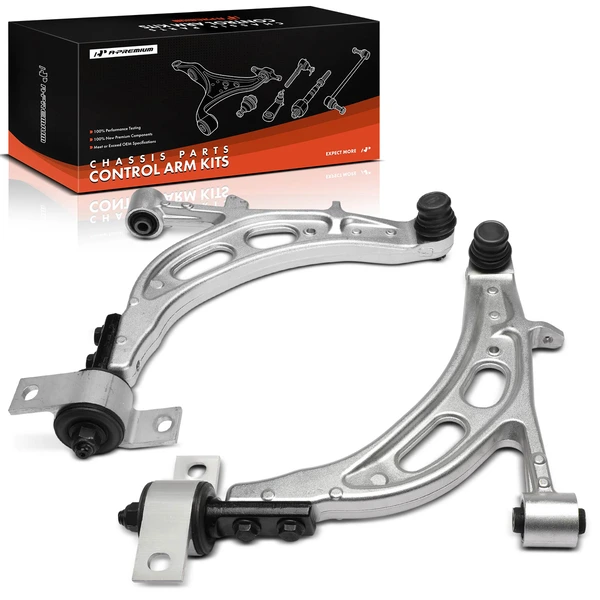 2-Pc Control Arm with Ball Joint, Front Driver & Passenger Lower with Ball Joint A-Premium APCA9175