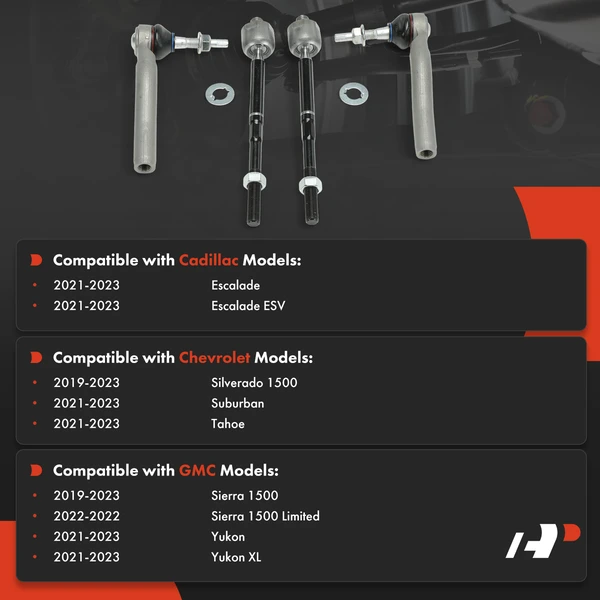 Tie Rod End Front Inner & Outer A-Premium APCA7806