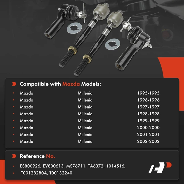 Tie Rod End Front & Rear A-Premium APCA7808