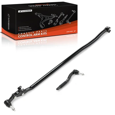 2 Pcs Front Driver & Passenger Outer Tie Rod End