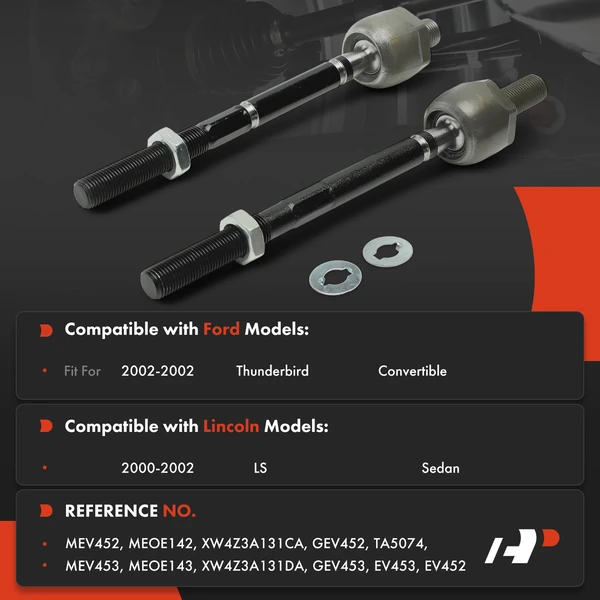 Tie Rod End Front Driver & Passenger Inner A-Premium APCA8056