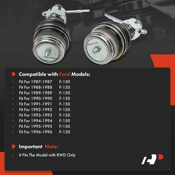 Ball Joint Kit Front Lower & Upper A-Premium APCA8372