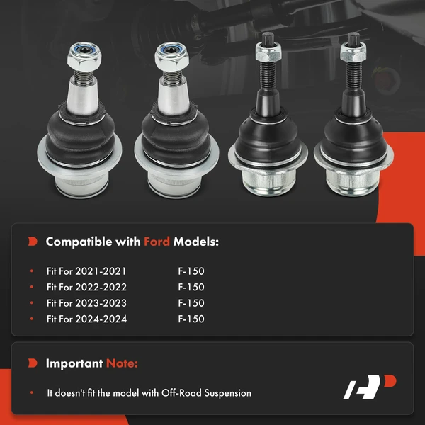 Ball Joint Front Lower & Upper A-Premium APCA8373