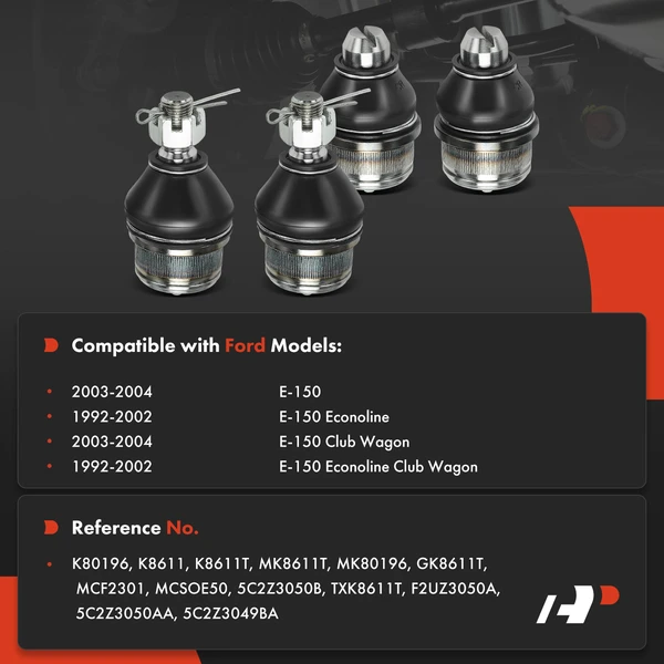 Ball Joint Front Lower & Upper A-Premium APCA8370