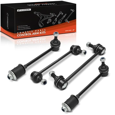 4 Pcs Front & Rear Stabilizer Bar Link
