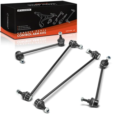 4 Pcs Front & Rear Stabilizer Bar Link with Ball Joint