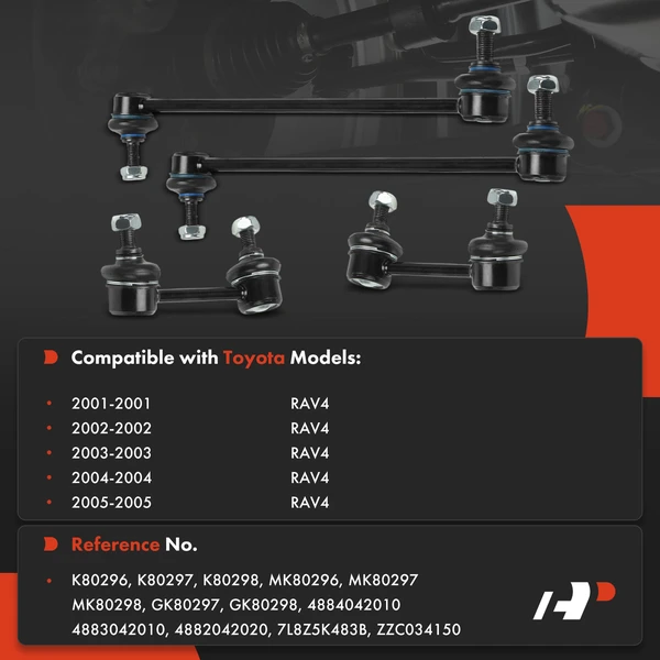 Sway Bar Link Front & Rear A-Premium APCA8398