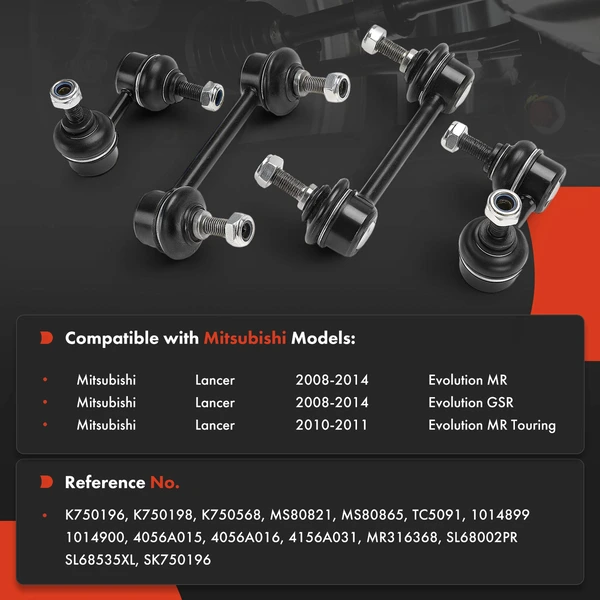 Sway Bar Link Front & Rear A-Premium APCA8396