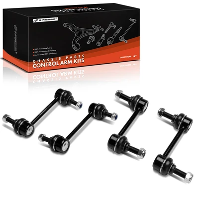 4 Pcs Front & Rear Suspension Stabilizer Sway Bar Link