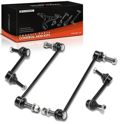 4 Pcs Front & Rear Sway Bar Link Kit