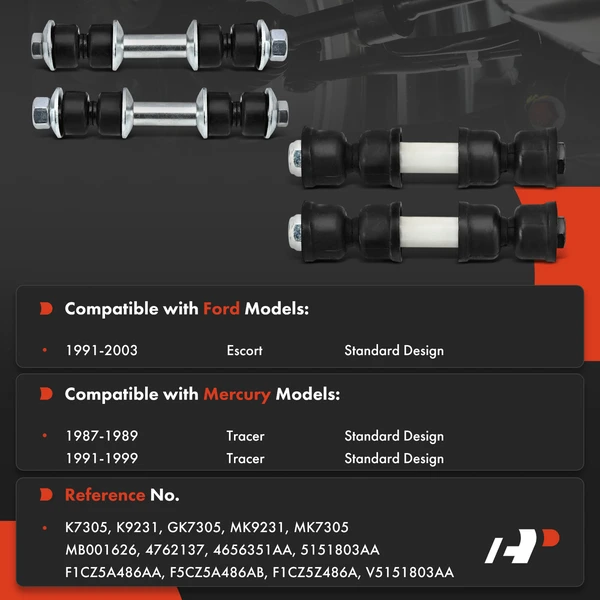 Sway Bar Link Front & Rear A-Premium APCA8404