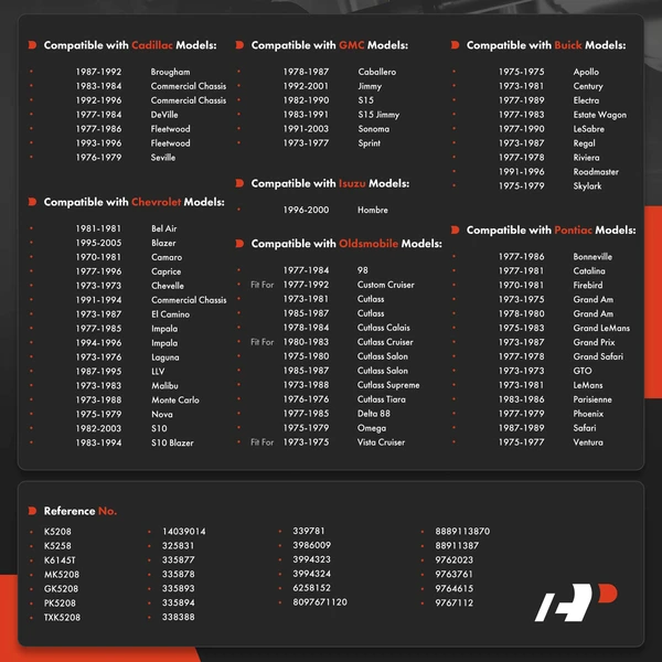 Ball Joint Kit Front Upper & Lower A-Premium APCA8418