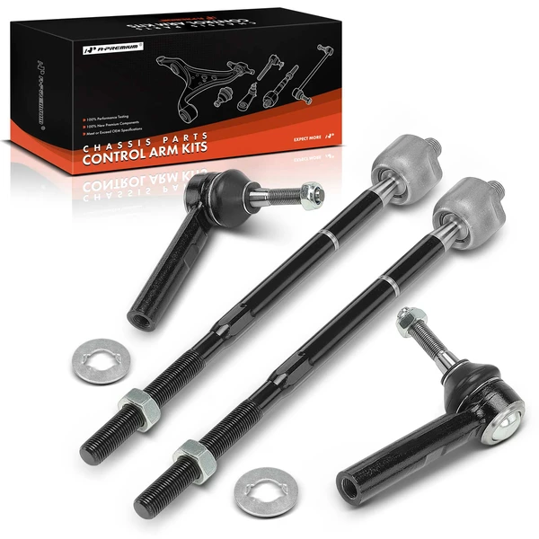 2009-2020 Dodge Journey Tie Rod End Front Inner & Outer A-Premium APCA9306