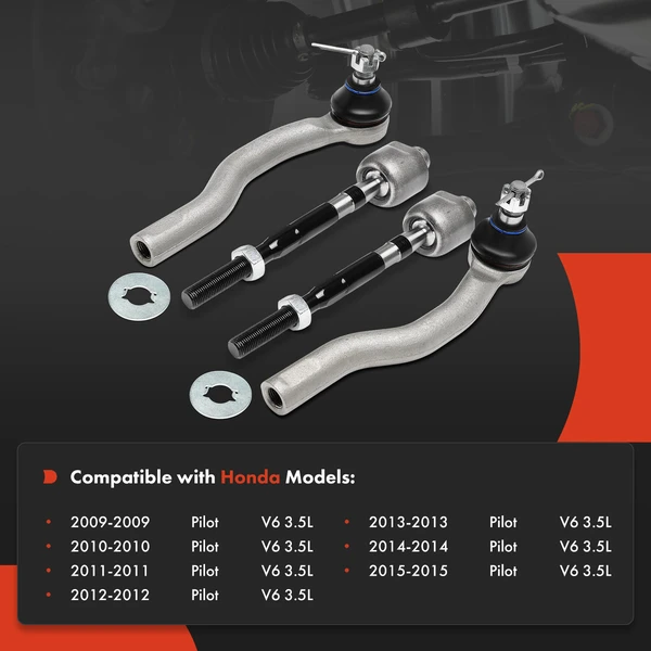 Tie Rod End Front Inner & Outer A-Premium APCA9301