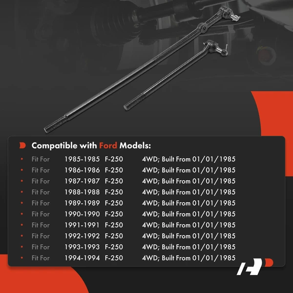 Tie Rod End Front Driver & Passenger Inner A-Premium APCA9346