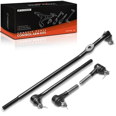 4 Pcs Front Inner & Outer Tie Rod End