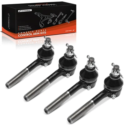 4 Pcs Front Inner & Outer Tie Rod End with Ball Joint