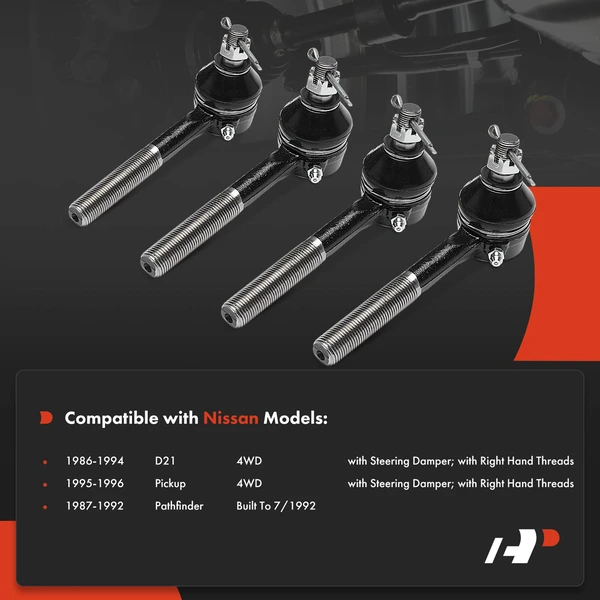 Tie Rod End Front Inner & Outer A-Premium APCA9364