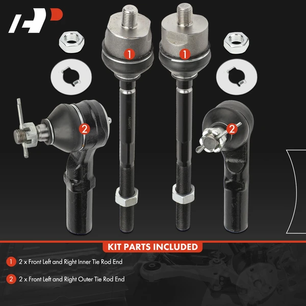 Tie Rod End Front Inner & Outer A-Premium APCA9366