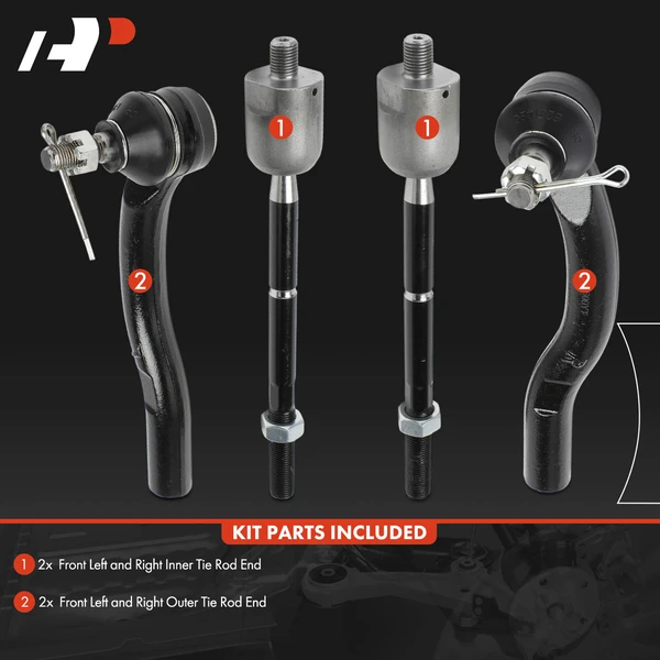 Tie Rod End Front Inner & Outer A-Premium APCA9369