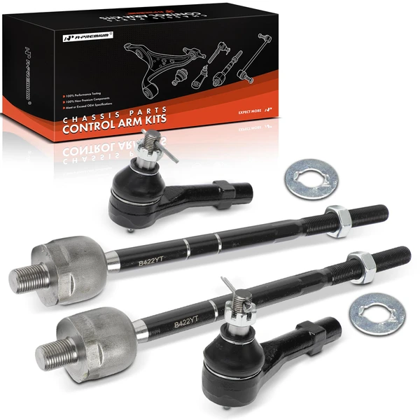 2002-2003 Mercury Mountaineer Tie Rod End Front Inner & Outer A-Premium APCA9376