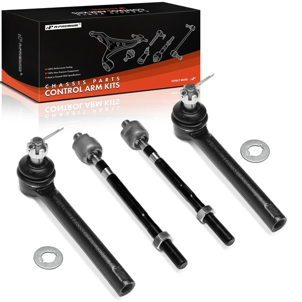 2003-2004 Nissan Murano Tie Rod End Front Inner & Outer A-Premium APCA9384