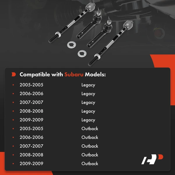 Tie Rod End Front Inner & Outer A-Premium APCA9380