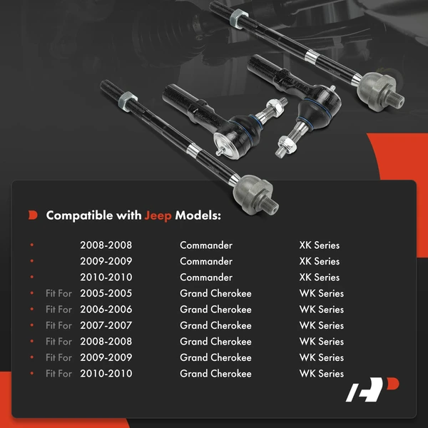 Tie Rod End Front Inner & Outer A-Premium APCA9312