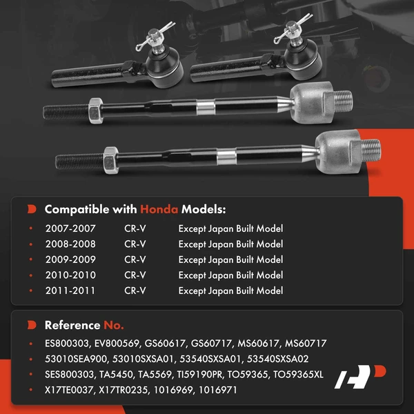 Steering Tie Rod End Front Side A-Premium APCA9839