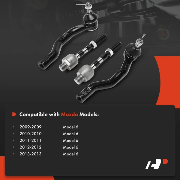 Tie Rod End Front Inner & Outer A-Premium APCA9322