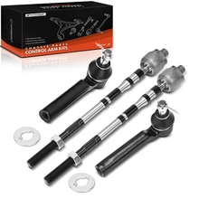 4 Pcs Front Inner & Outer Tie Rod End with Ball Joint