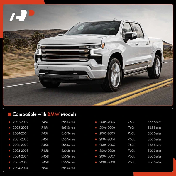 6 Tie Rod End + Control Arm and Ball Joint Assembly Front Side A-Premium APCA7495