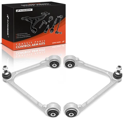 2 Pcs Front Upper Control Arm with Ball Joint