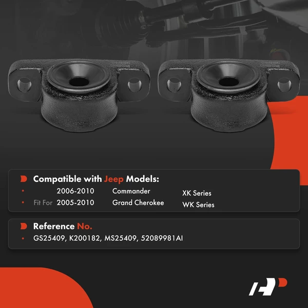 2-Pc Control Arm Bushing, Front Side A-Premium APCA9970