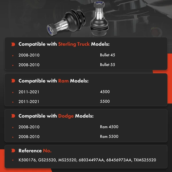 Ball Joint Kit Front Lower A-Premium APCA8677