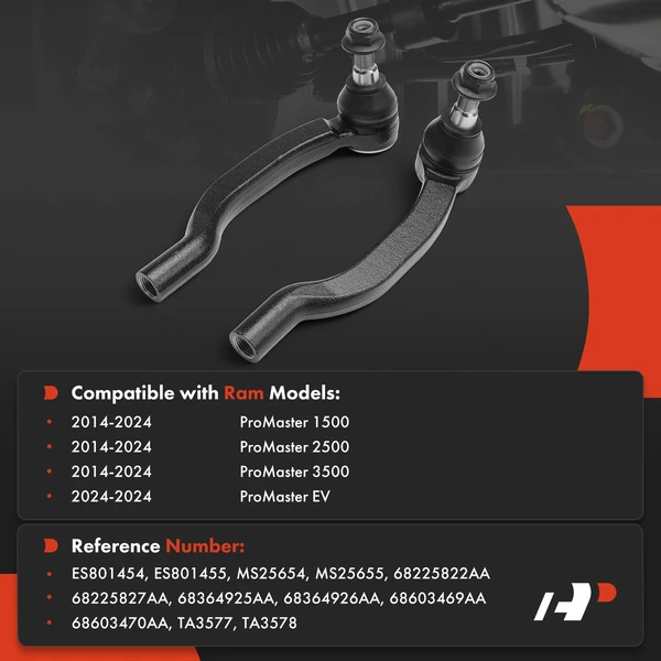 Tie Rod End Front Driver & Passenger Outer A-Premium APCA8685