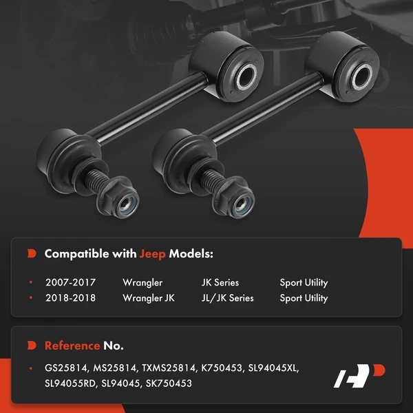 Stabilizer Sway Bar Link Front Driver & Passenger A-Premium APCA9177