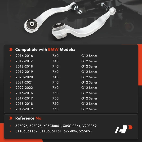 Control Arm and Ball Joint Kit Front Driver & Passenger Lower Forward A-Premium APCA7949