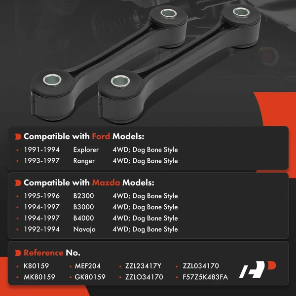 Sway Bar Link Front Driver & Passenger A-Premium APCA7821