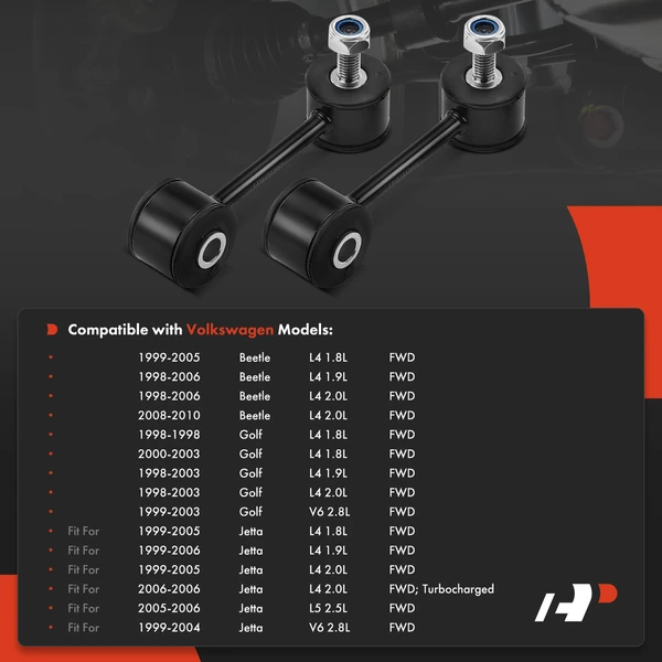 Sway Bar Link, Front Side, A-Premium APCA5025