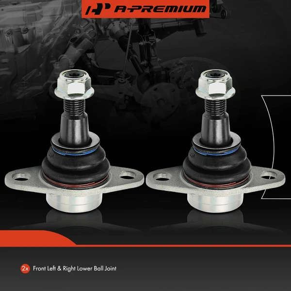 2 Pcs Front Lower Ball Joint for Mini R60 R61 Cooper Countryman Paceman