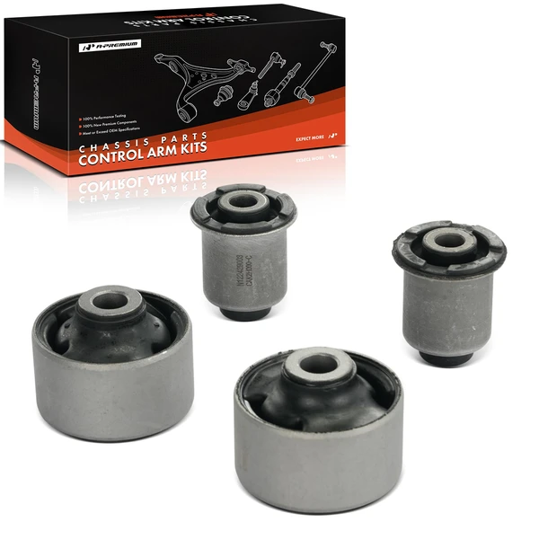 4-Pc Control Arm Bushing, Front Side A-Premium APCA9973