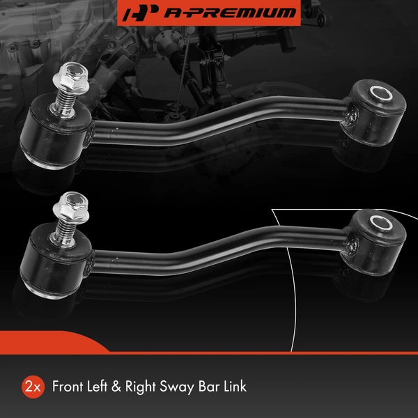 Sway Bar Link, Front Side, A-Premium APCA7119