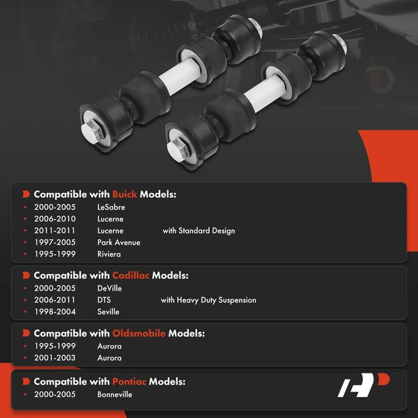 Sway Bar Link Rear Driver & Passenger A-Premium APCA7826